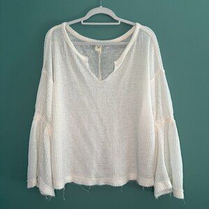 We The Free (Free People) White Heritage Top - Medium
